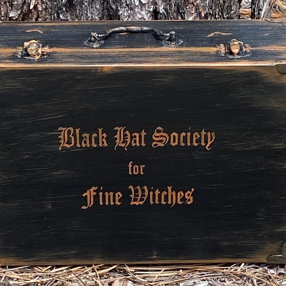 Primitive witch Black Hat Society purse witches witchcraft Halloween